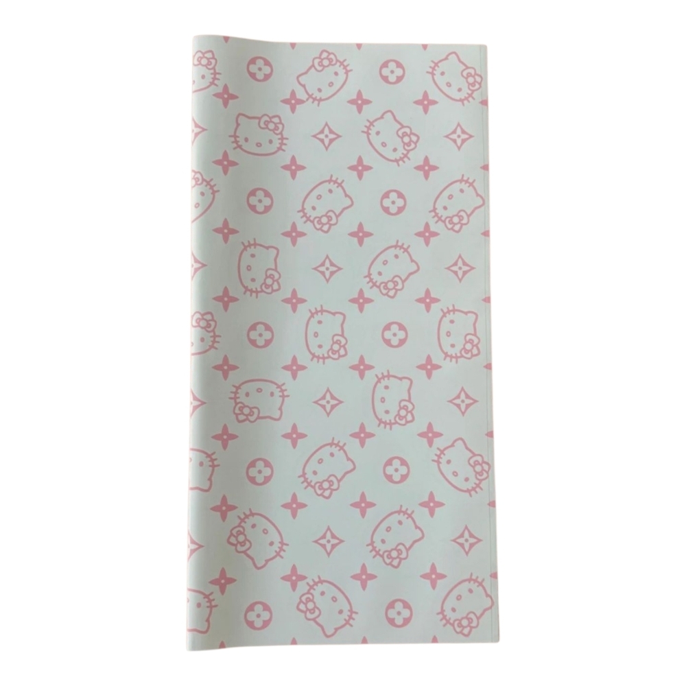 Hello Kitty White & Pink LV Wrapping Paper